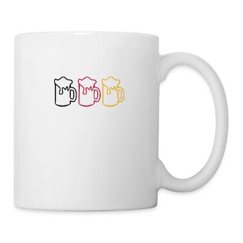 Deutschland Bier Farben - Tasse - Weiß - Rechts