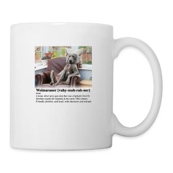 Weimaraner with Attitude - Mug - white - Right