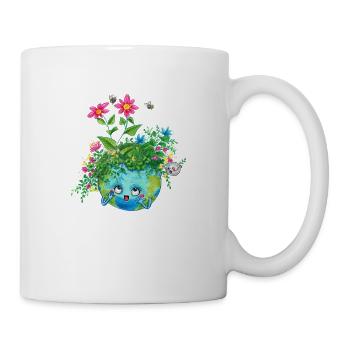 Il vaut mieux laisser l'herbe pousser dessus - Mug blanc - blanc - Droite