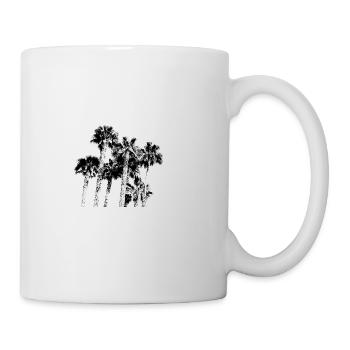 palms palmen strand - Tasse - Weiß - Rechts