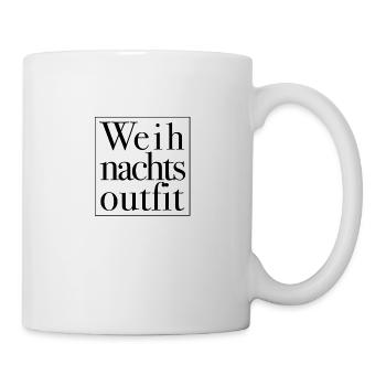 ugly santa christmas outfit - Mug - white - Right