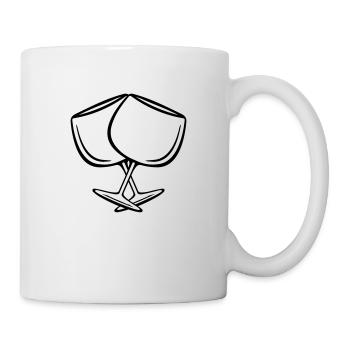 wine glasses - Tasse - Weiß - Rechts