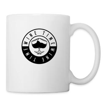 time wine - Tasse - Weiß - Rechts
