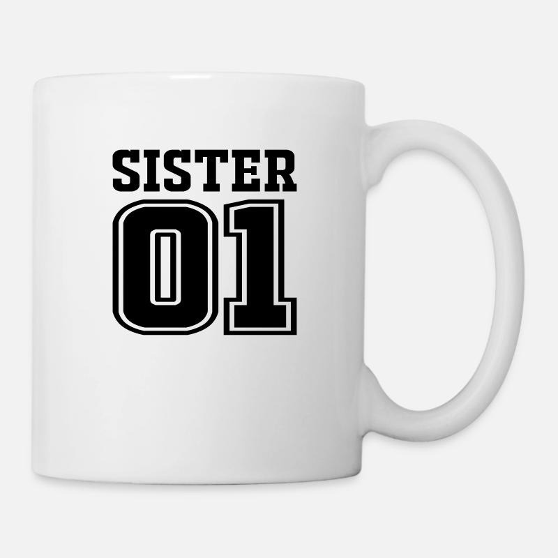 soeur 01 - Mug blanc - blanc