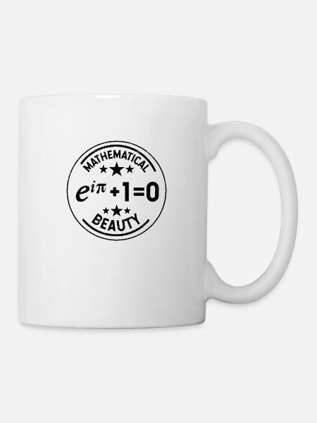 Symboles mathématiques cadeau mathématique beauté Eulers - Mug blanc - blanc