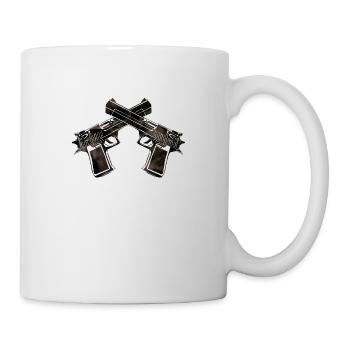 guns design - Tasse - Weiß - Rechts