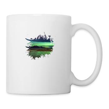 Nordpool Polarlicht Farbfleck - Tasse - Weiß - Rechts