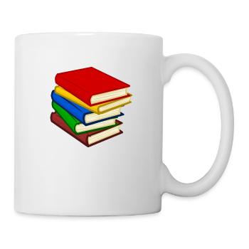 books coloured - Mug blanc - blanc - Droite