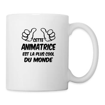 Animateur / Animatrice / Animator / Animador / No - Tasse - Weiß - Rechts