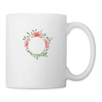 Bouquet personnalisable rond - Mug blanc - blanc - Droite