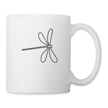 libelle - Tasse - Weiß - Rechts