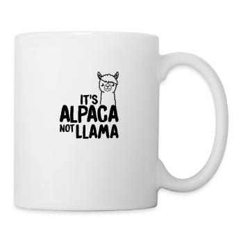 Alpaka - Tasse - Weiß - Rechts