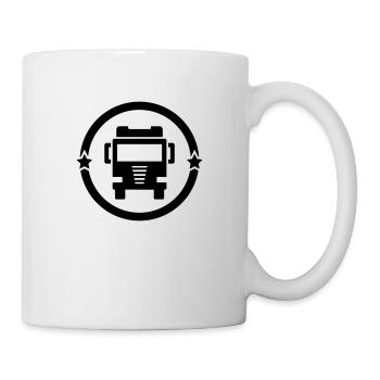 Trucker LKW Fahrer Routier Truck Camion Transport - Mug - white - Right