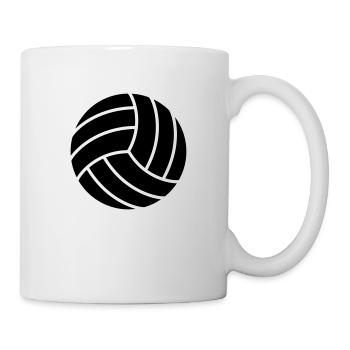 modèle volley-ball rond cercle balle jouer club am - Mug blanc - blanc - Droite