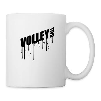 stamp drop graffiti spray text logo design cool pa - Mug - white - Right