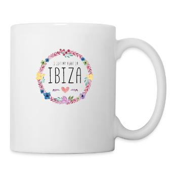 ibiza i left my heart - Tasse - Weiß - Rechts