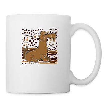 chien - Mug blanc - blanc - Droite