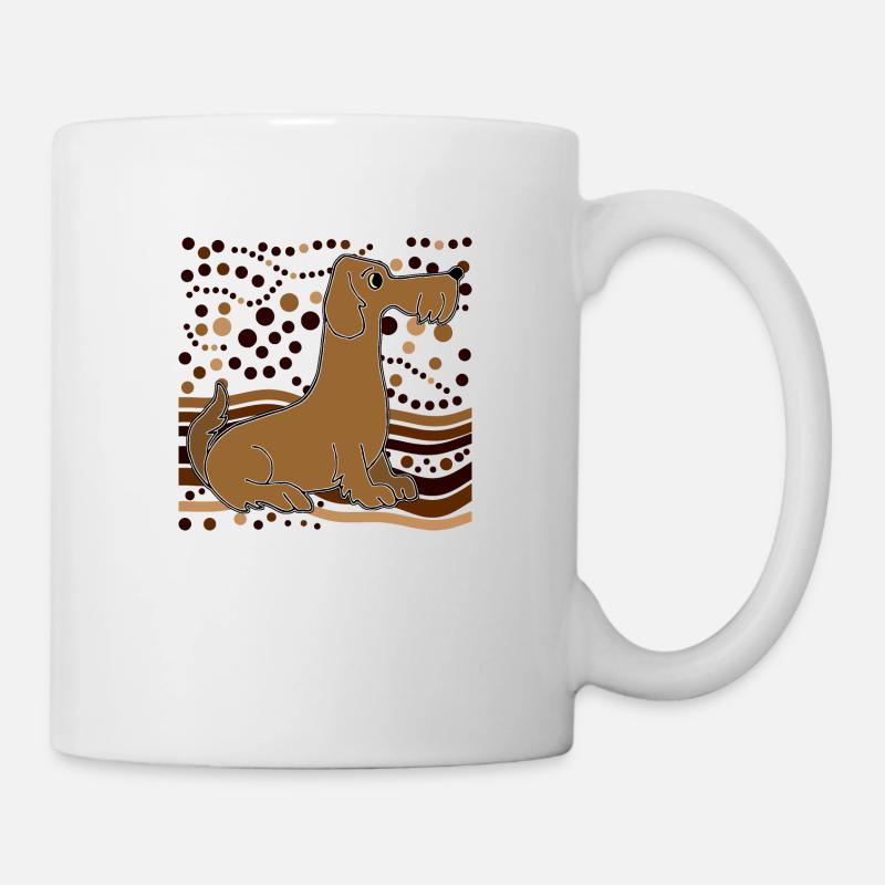 Hund - Tasse - Weiß