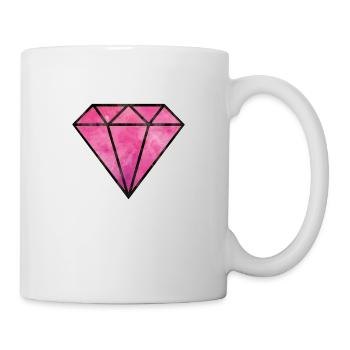 diamond pink - Tasse - Weiß - Rechts