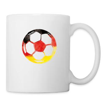 fussball deutschland - Tasse - Weiß - Rechts