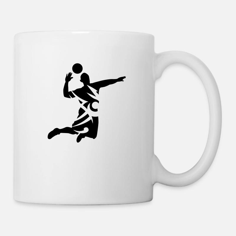 volleyball - Tasse - Weiß