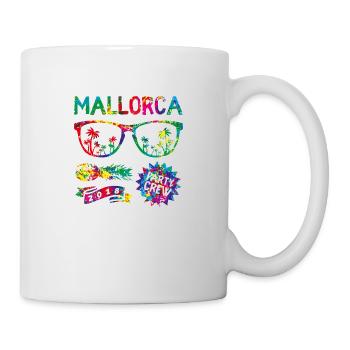 mallorca party crew colors - Tasse - Weiß - Rechts