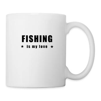 pêche - Mug blanc - blanc - Droite