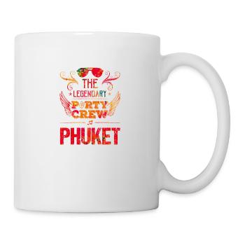 phuket party crew - Tasse - Weiß - Rechts