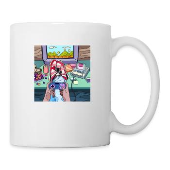 Spieler - Tasse - Weiß - Rechts
