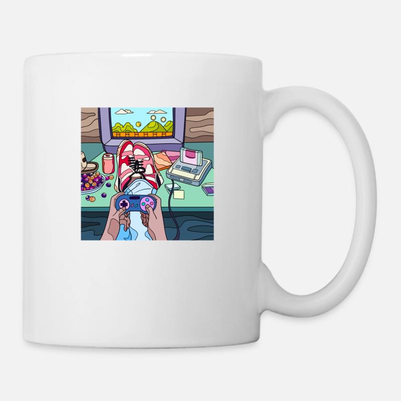 Joueurs - Mug blanc - blanc