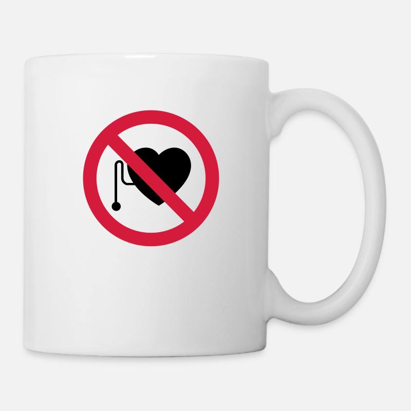 herzschrittmacher - Tasse - Weiß