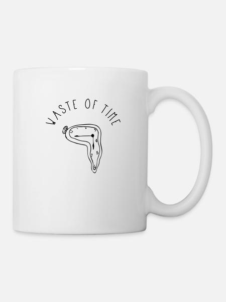 Waste Of Time - Tasse - Weiß