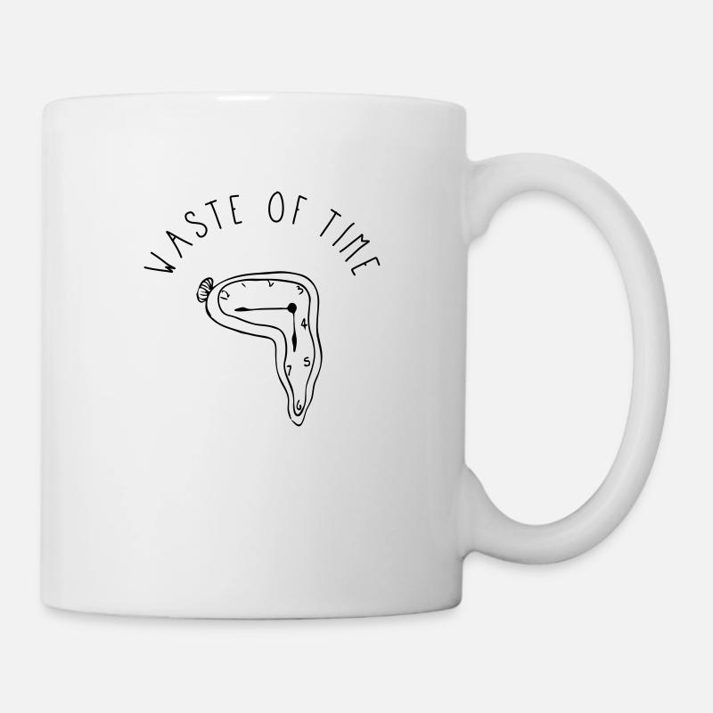 Waste Of Time - Tasse - Weiß
