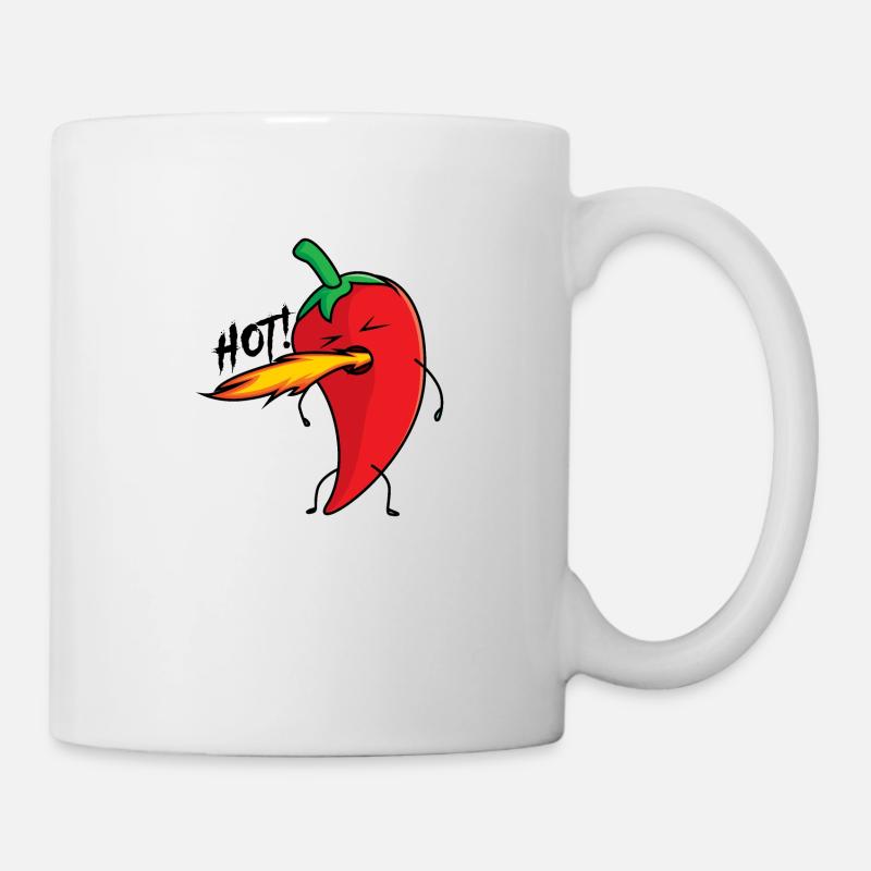 Chilli hot - Mug blanc - blanc