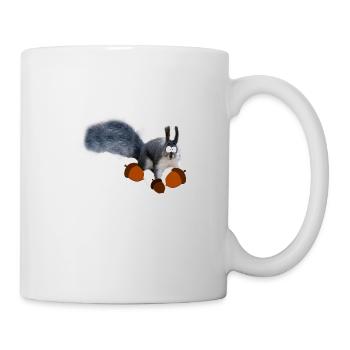 Comic Eichhörnchen - Tasse - Weiß - Rechts