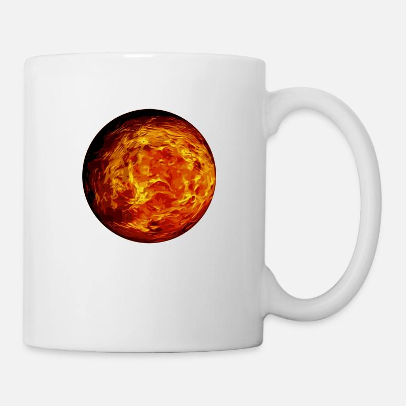 Venus Planet schoene Darstellung - Tasse - Weiß