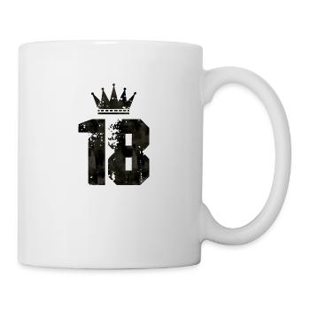 18 crown - Tasse - Weiß - Rechts