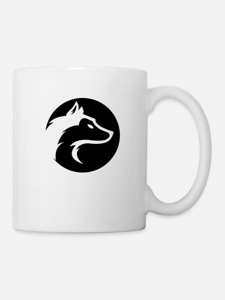 wolf - Tasse - Weiß