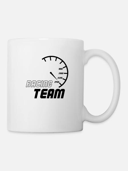 racing_team_001 - Mug blanc - blanc