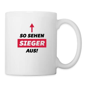 so sehen sieger aus design - Tasse - Weiß - Rechts