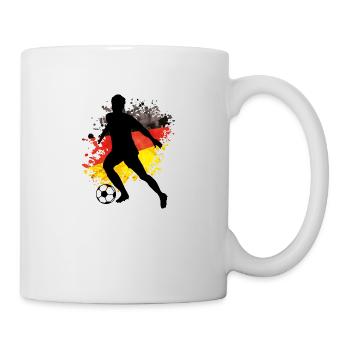 fussballer deutschland - Tasse - Weiß - Rechts