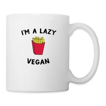 I'm A Lazy Vegan - Mug - white - Right