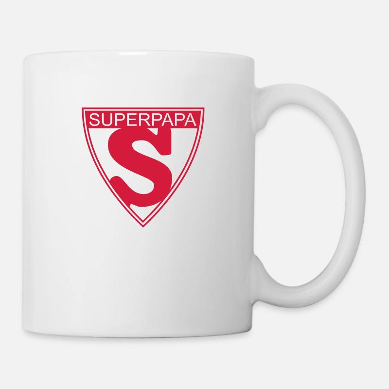 Superpapa - Mug - white
