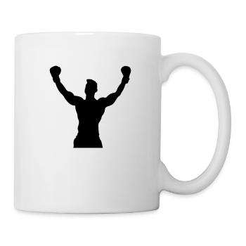 boxning winner design - Tasse - Weiß - Rechts