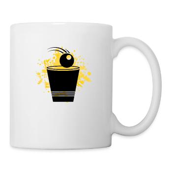 beer pong cup - Tasse - Weiß - Rechts