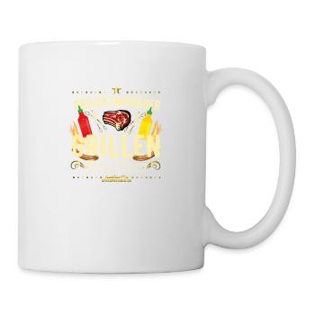 Projektmanager Grillen - Tasse - Weiß - Rechts