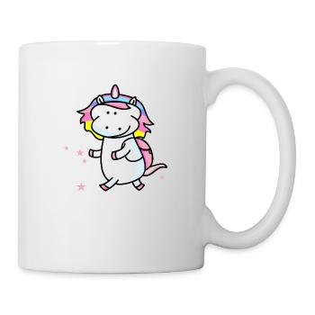 Une licorne errante - Mug blanc - blanc - Droite