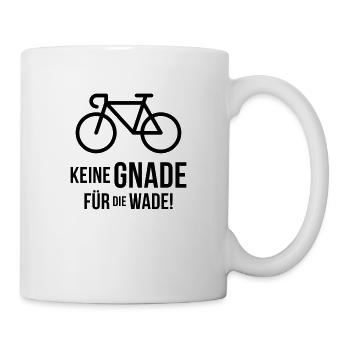 Keine Gnade Für Die Wade! Rennrad Radsport Radl V1 - Tasse - Weiß - Rechts