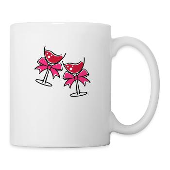 glases wine - Tasse - Weiß - Rechts