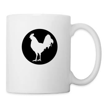 rooster icon - Mug - white - Right